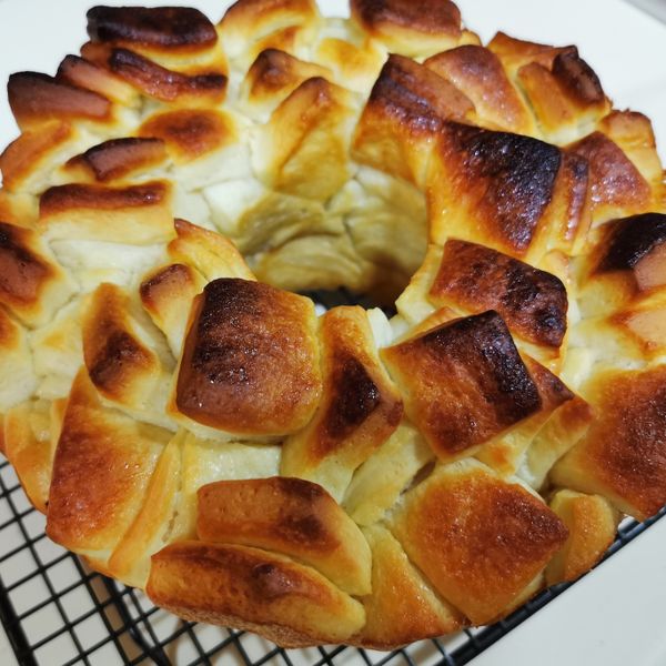 香濃練乳奶油吐司＊Panasonic製麵包機 : Ching Yi Su一起做