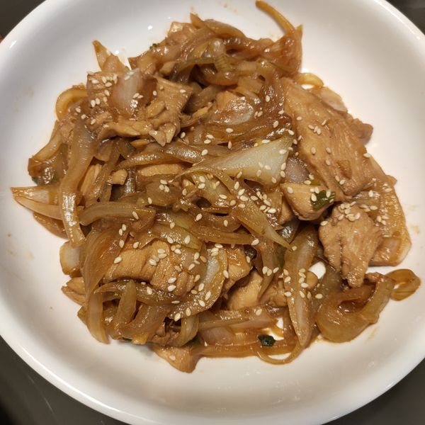 洋蔥炒雞肉 : Louise一起做