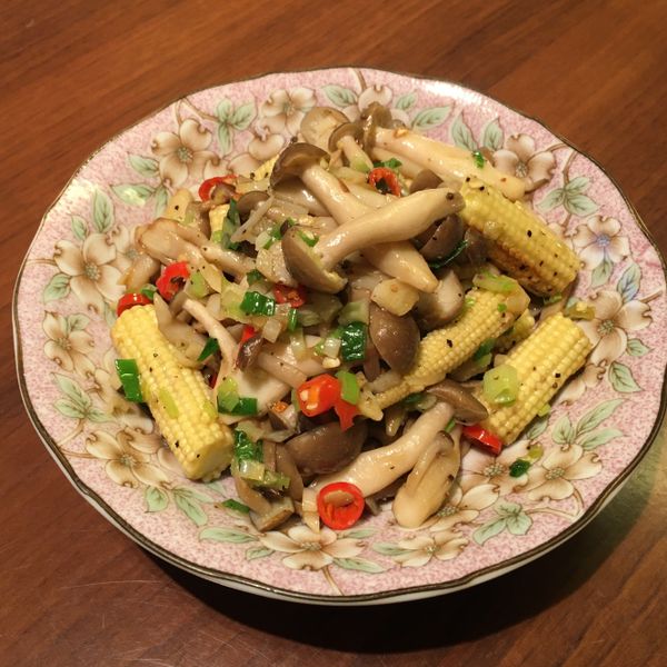 椒鹽蒜香菇菇 【好菇道營養料理】 : Miya Lin一起做