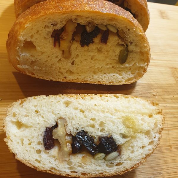 歐式圓麵包(免揉):愛吃魚 一起做