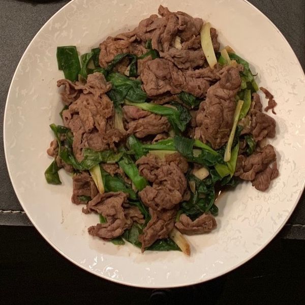 傅培梅食譜：蔥爆牛肉 : ghostcat一起做