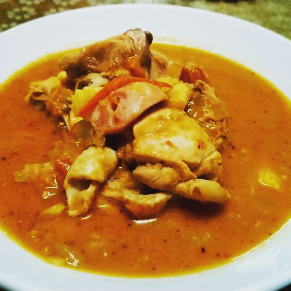 花生醬燉雞：Hola  Lee 一起做