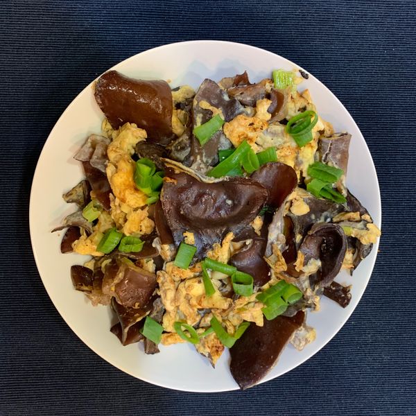 蔥花木耳炒蛋【8】 : Cherry Huang一起做