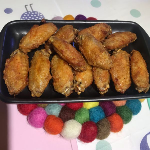 氣炸鍋-酥脆烤雞翅：viya 一起做