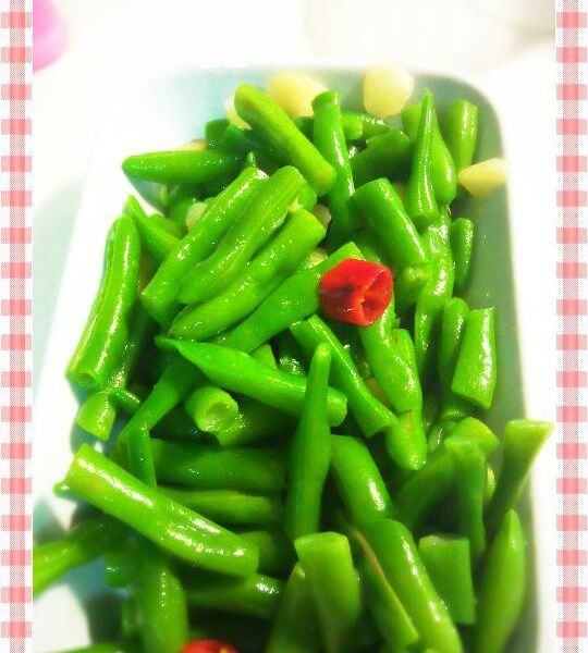 涼拌四季豆(敏豆)：方惠 一起做