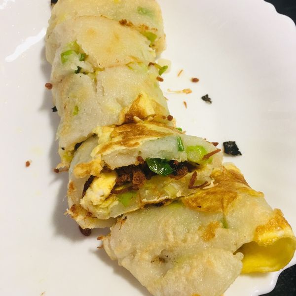 古早味粉漿玉米蛋餅：Melissa Wu 一起做