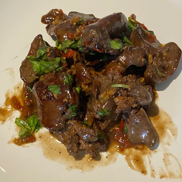 醬燒黑羽土雞肝 : Linda Chen一起做