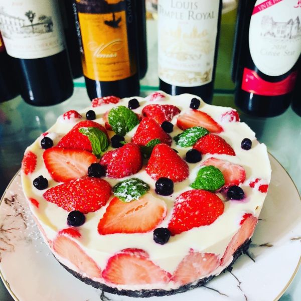 草莓生乳酪蛋糕 : 徐佳瑄一起做