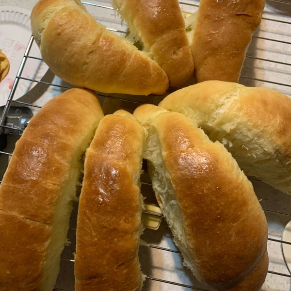 奶香麵包捲:飛天寶寶 一起做