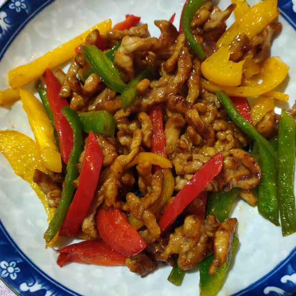 豆鼓青椒炒肉絲 : 丸媽咪❤烘培小廚房一起做