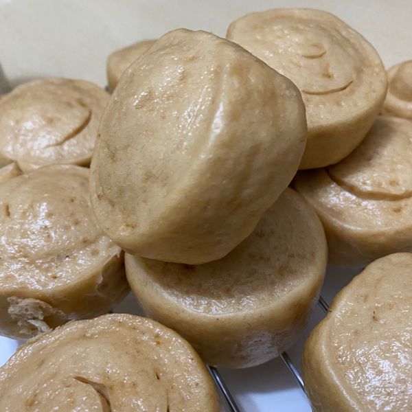 黑糖肉鬆小饅頭 : 佳綺楊一起做