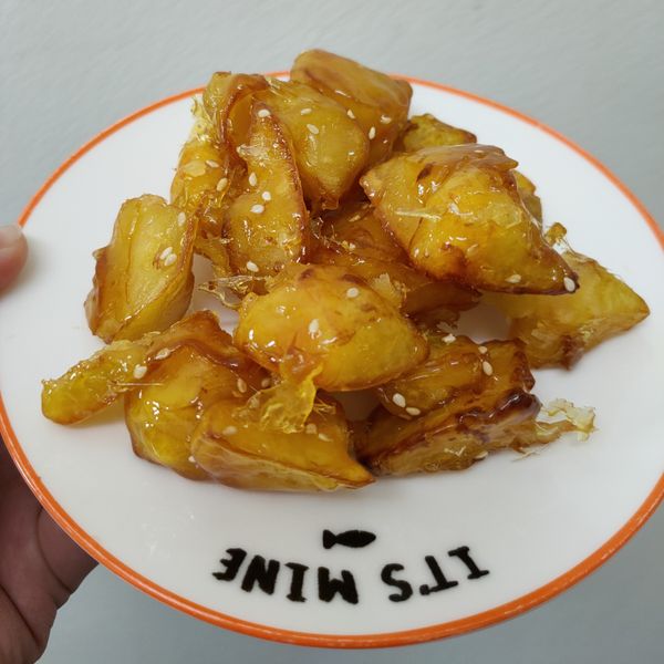 拔絲地瓜（家常菜） : 。西瓜媽的實驗廚房。一起做