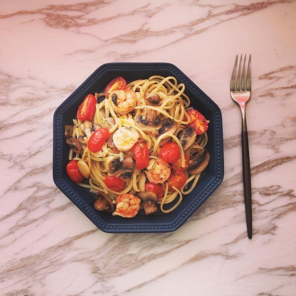 [看韓綜學做菜]蒜油大蝦 : 點心小姐一起做