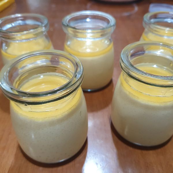 鮮奶雞蛋布丁 : 南瓜貓一起做