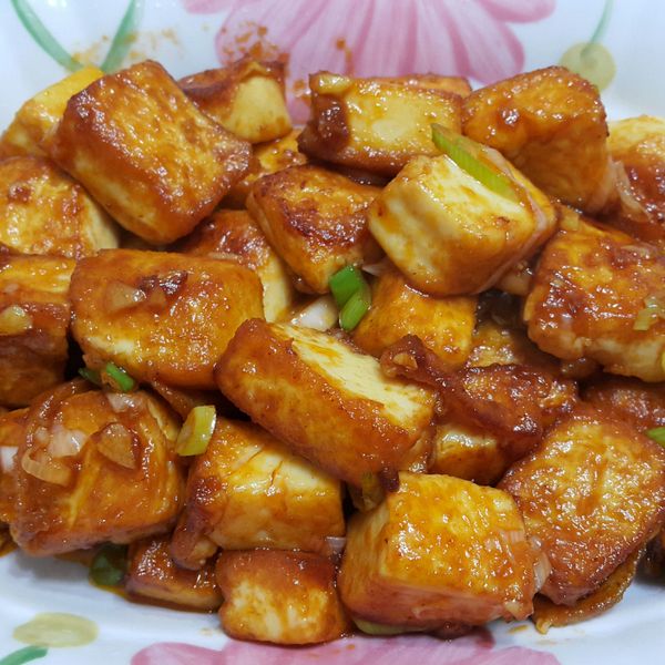 香煎蒜味雞蛋豆腐-香酥軟嫩：Eliza Kao 一起做