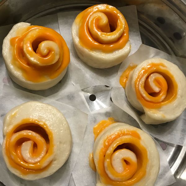 爆漿起司鮮奶饅頭 : Wendy Kuo一起做