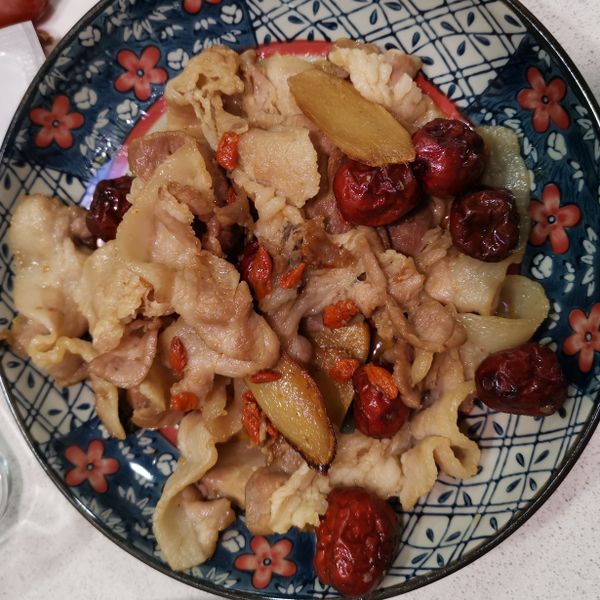 麻油松阪豬 : 廖咖咖一起做