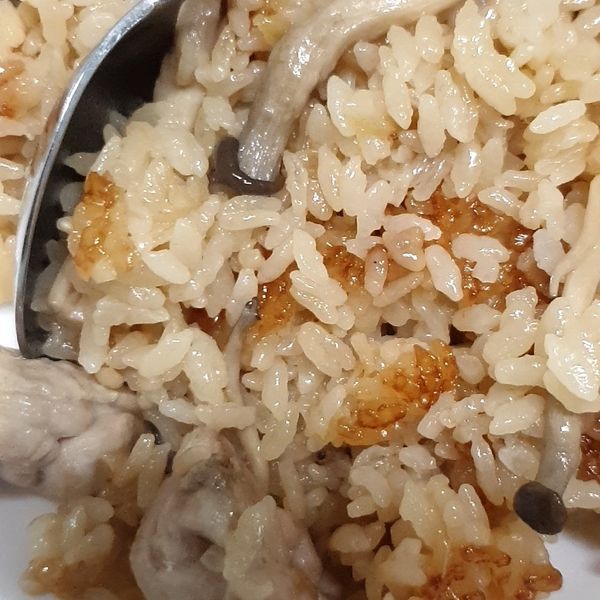 麻油雞菇菇飯 : ✏煮婦筆記本一起做