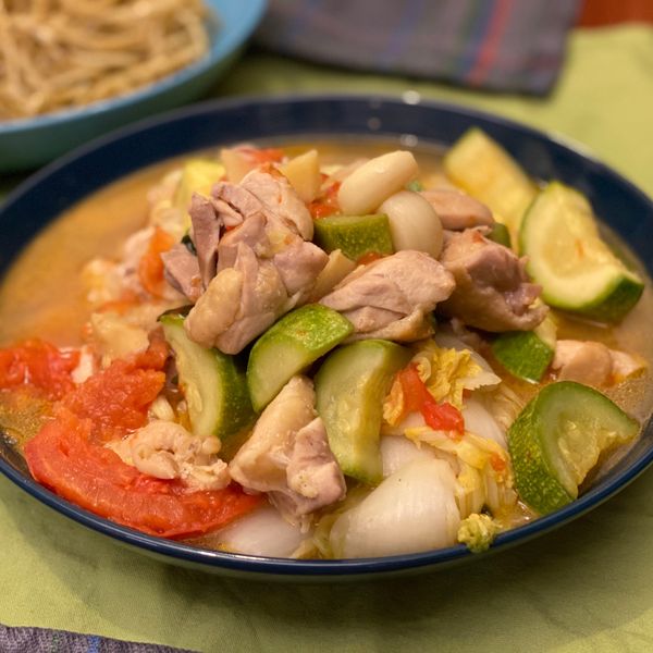 番茄雞肉燉白菜 : tiky6一起做