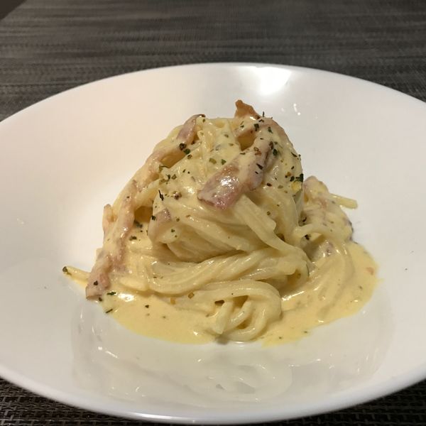 白醬蘑菇培根義大利麵 : Lillian Wu一起做