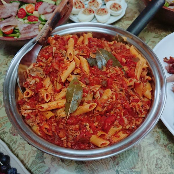 蕃茄蘑菇義大利肉醬麵 : Mica🥑一起做