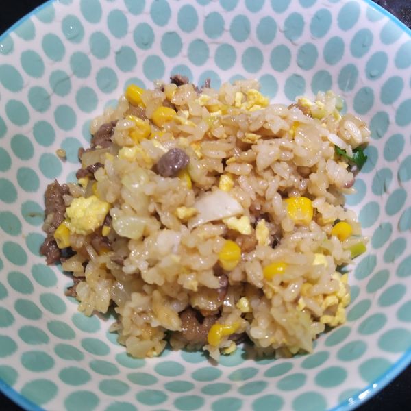 牛肉炒飯：Anna Hsiao 一起做