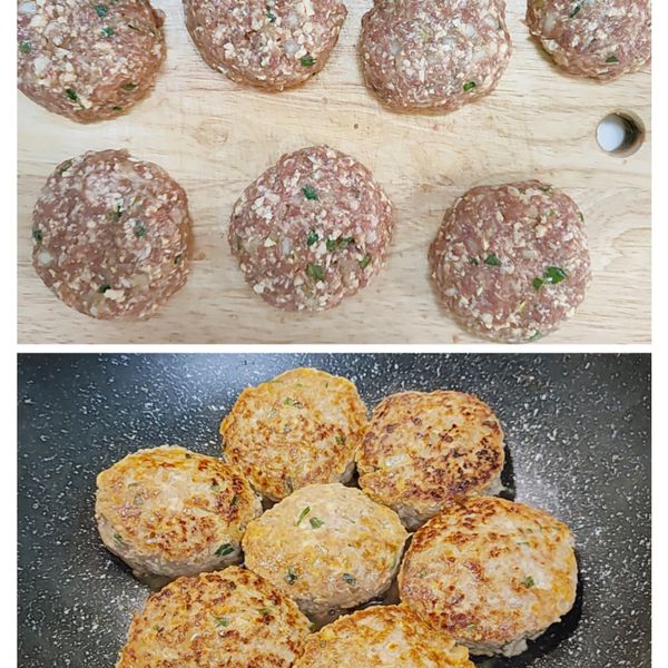 雞肉豆腐漢堡排 : Louise一起做