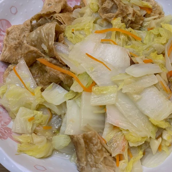 豆皮白菜 : JennyLiang一起做