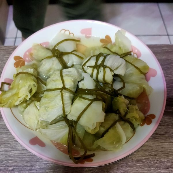 關東煮之高麗菜卷 : 鍾琇橒一起做