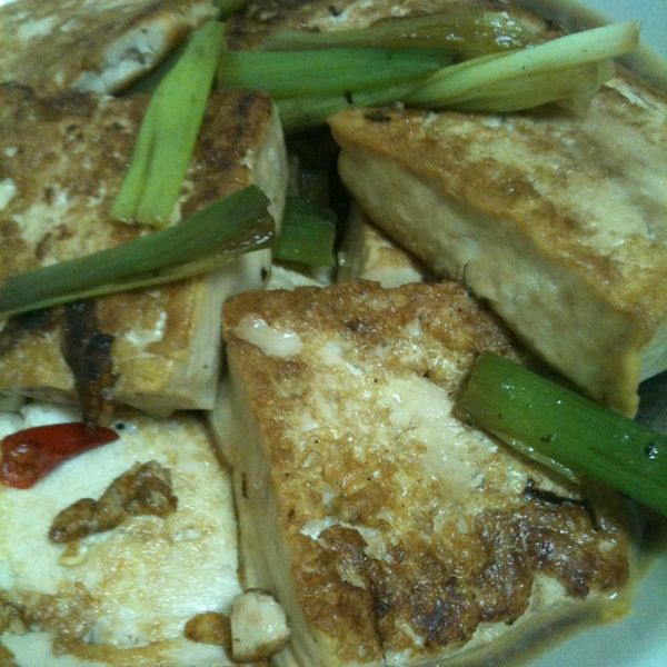 香煎豆腐 : ㄚwa師一起做