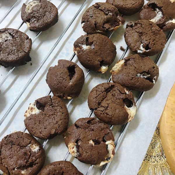 巧克力棉花糖餅乾 : Wei Shing一起做