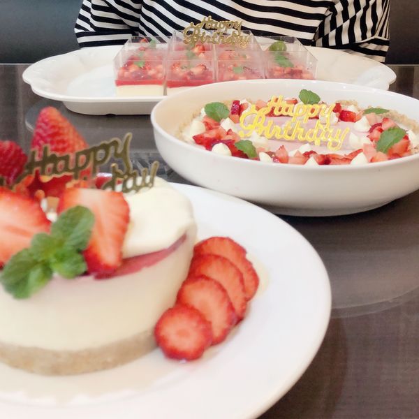 草莓漸層生乳酪蛋糕【免烤箱、超詳細步驟】 : ling. 💤一起做