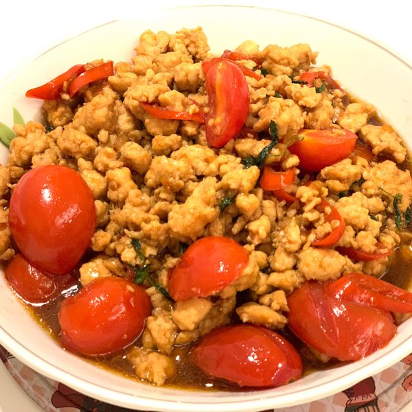 🇹🇭泰式打拋雞 : chi一起做