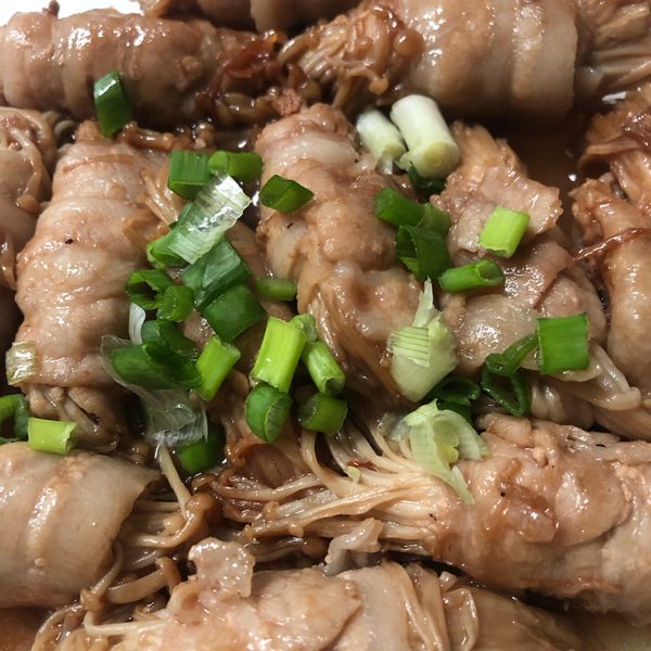 照燒金針菇肉捲:Angie 一起做