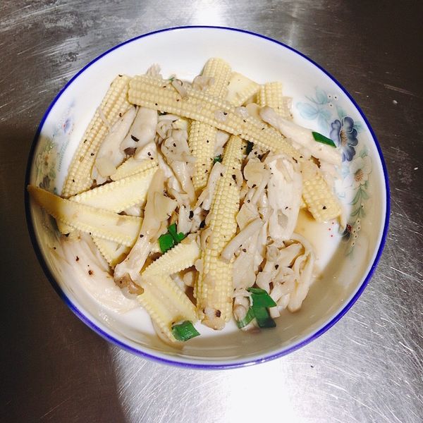 蒜香奶油杏包菇：日勻 一起做