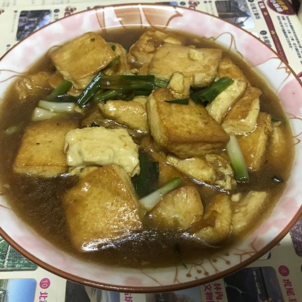 超簡單10分鐘懶人料理：蔥燒板豆腐 : 小秀一起做
