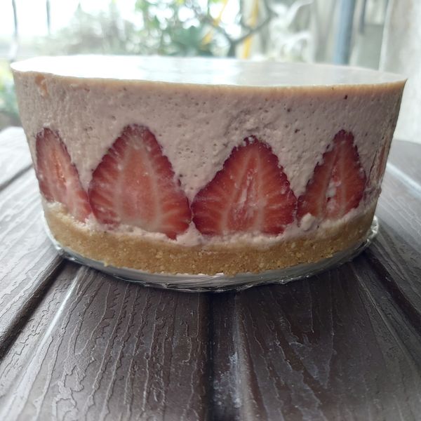 草莓生乳酪蛋糕 : 施雪慧一起做