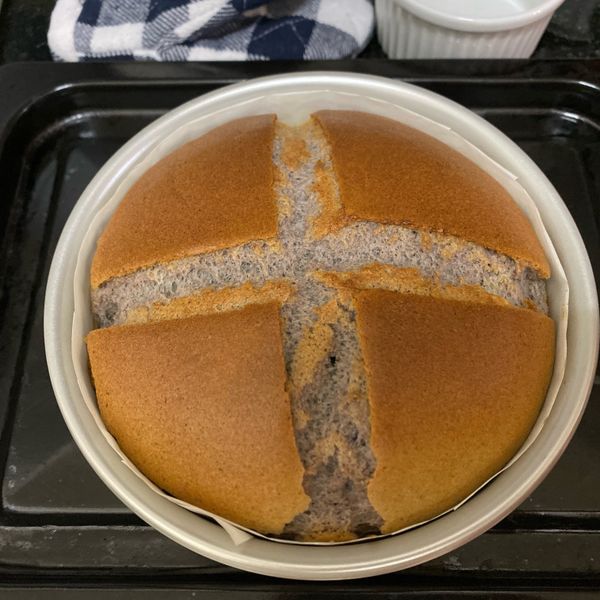 地瓜蛋糕 : 小玉一起做