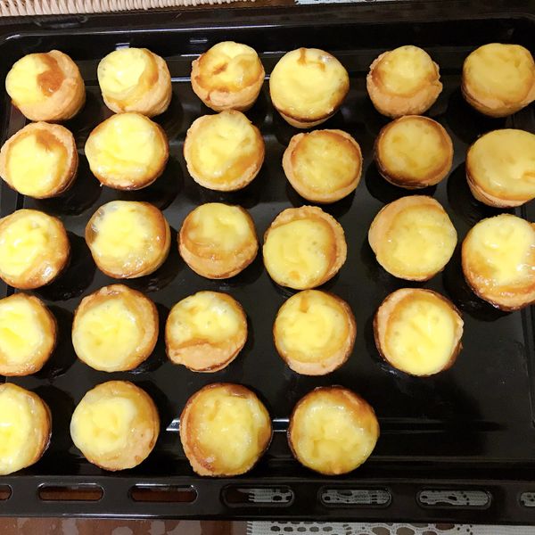 超簡單、美味葡式蛋塔（依周老師食譜調整） : 君媽咪一起做