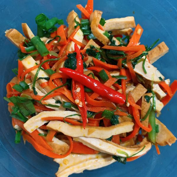 涼拌豆乾 : Mrs Feng一起做