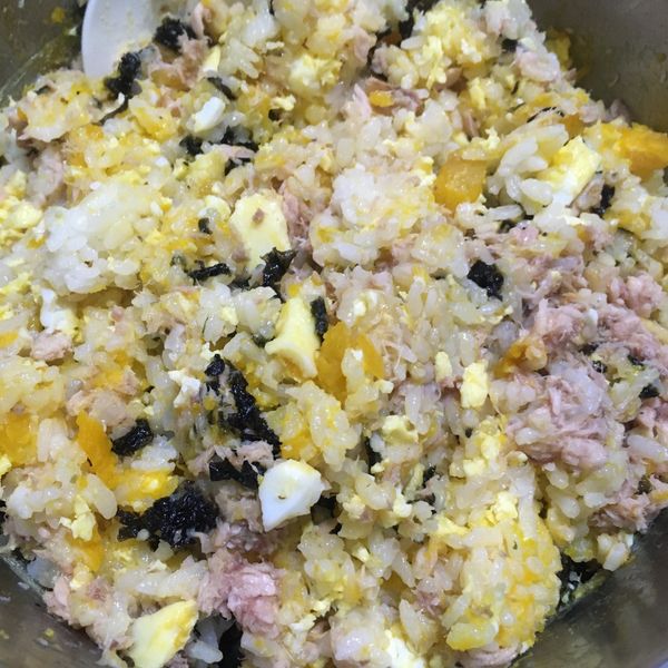 【電鍋X懶人】黃金地瓜鮪魚蛋花粥 : Sheevon Lee一起做