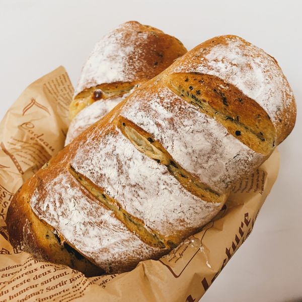 九層塔(羅勒)火腿起司麵包 : Mrs Feng一起做