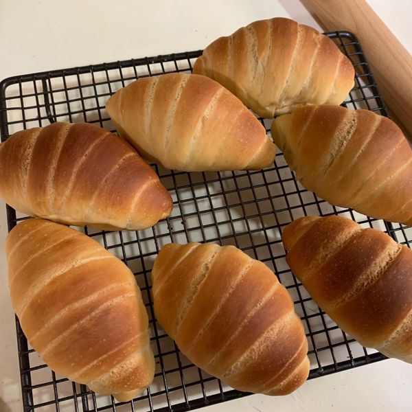 👩‍🍳鹽可頌奶油捲 : Ching Yi Su一起做