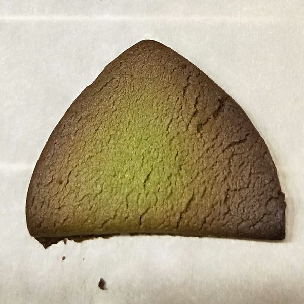 富士山造型的抹茶餅乾 : 小亭OwO一起做