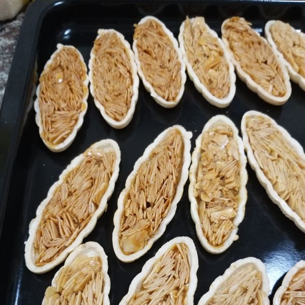 高帽子焦糖杏仁餅 : wanwanwanoooo一起做