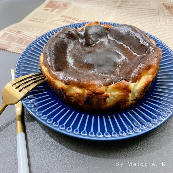 巴斯克乳酪蛋糕 : Mélodie一起做