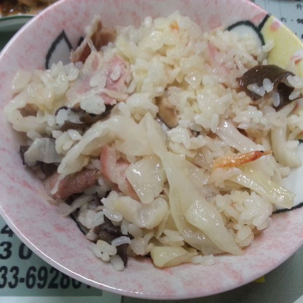 高麗菜飯 : 張君雅一起做