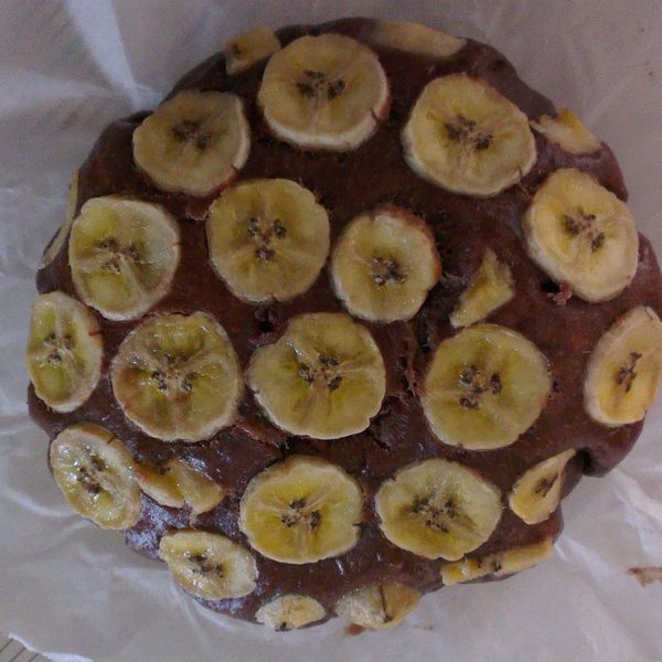 香蕉巧克力蛋糕(鬆餅粉) : 邢小娟一起做