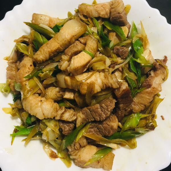 蒜苗炒五花肉 : Melissa Wu一起做