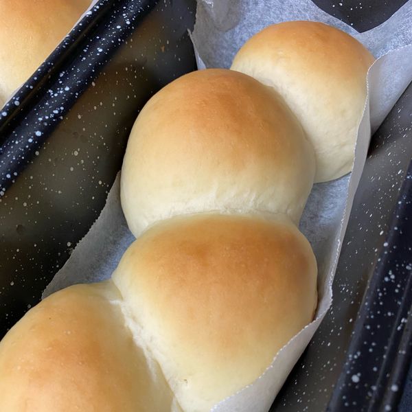 新手也能成功！奶油小餐包（手揉） : 小廚房發明家一起做